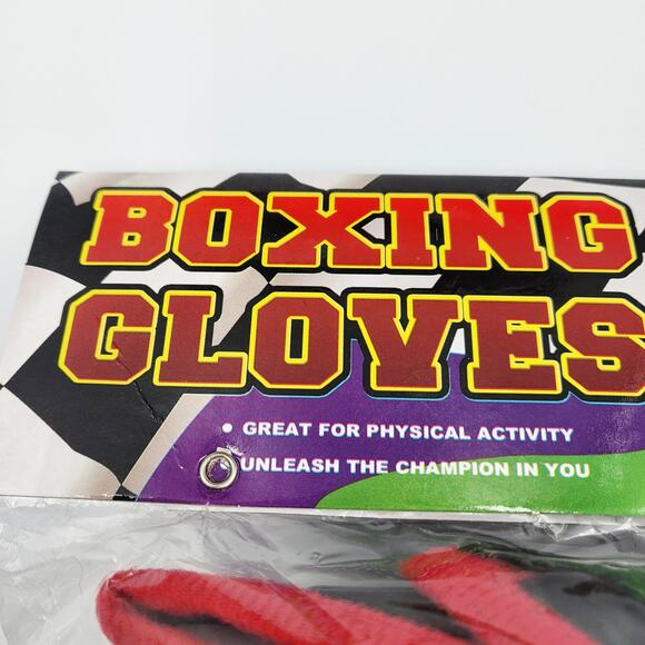 NWT Boxing Champion Boxing Gloves Set Red & Black Set Youth Unisex Ages 3 & Up - Picture 6 of 7